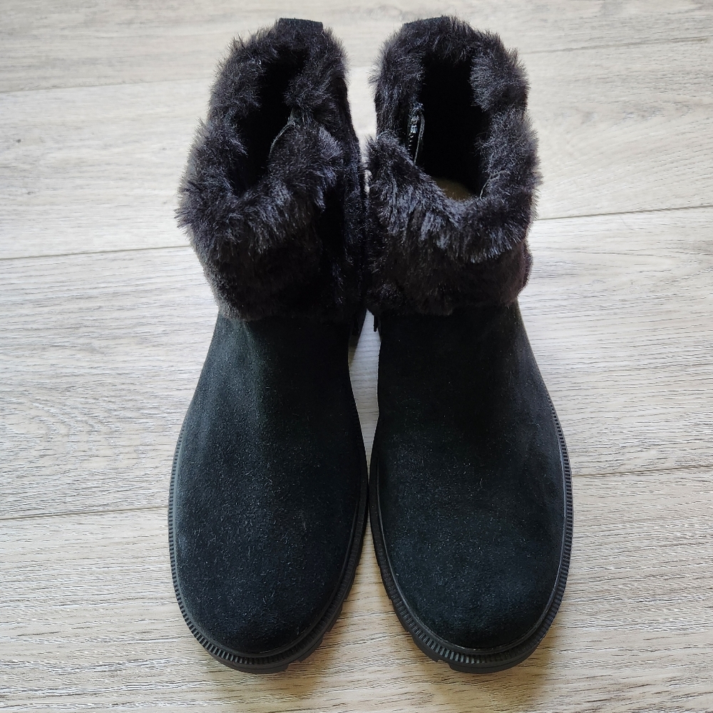 Koolabura by Ugg Berea Fuzz Ankle Boots Womens 7 Faux Fur Winter Nwot - Picture 7 of 13
